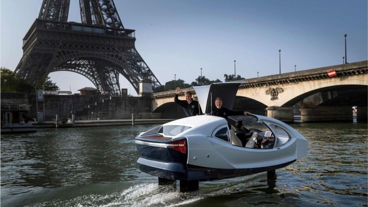 Paris testet "fliegende" Wassertaxis