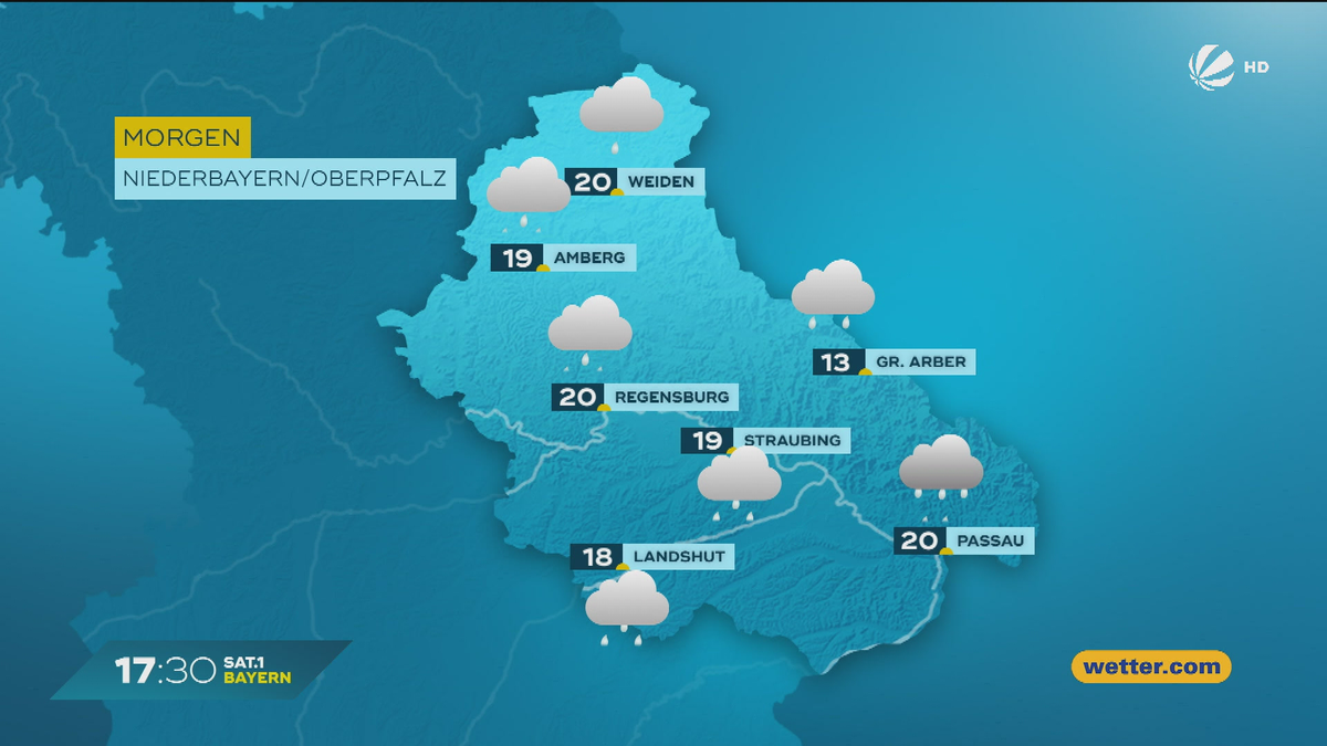 Das Bayern-Wetter vom 09.09.2025: Dicke Wolken und Nieselregen