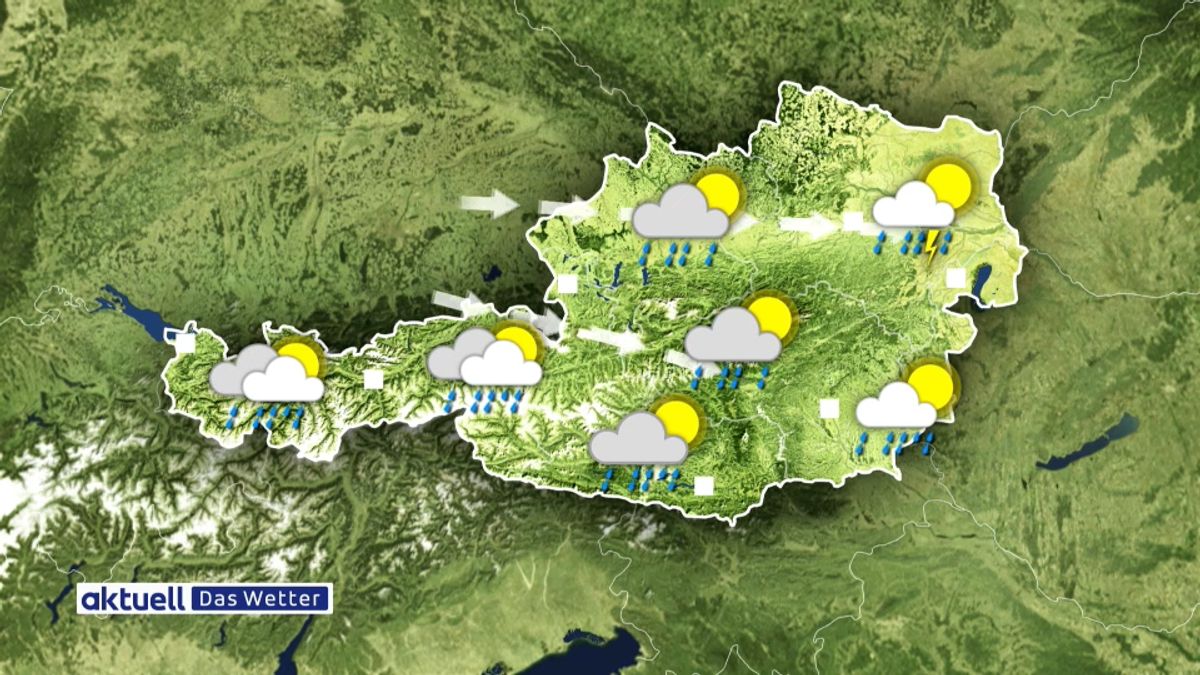 Aktuell: Das Wetter vom 14.07.2025