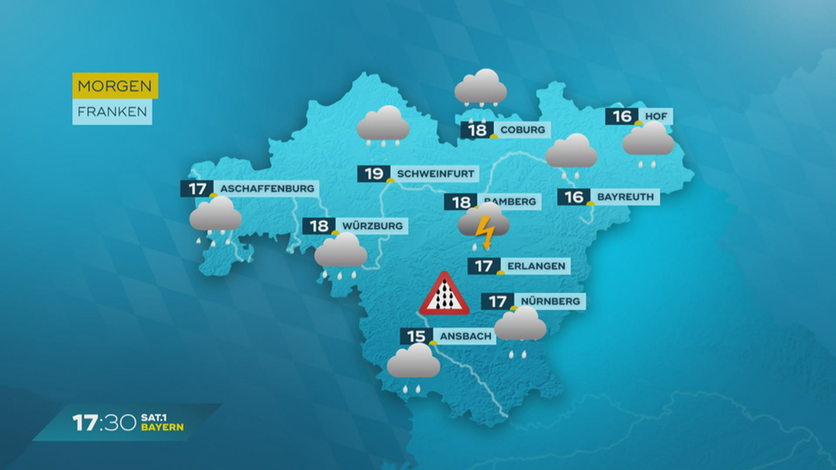 Das Bayern-Wetter vom 31.05.2024: Dauerregen am Wochenende