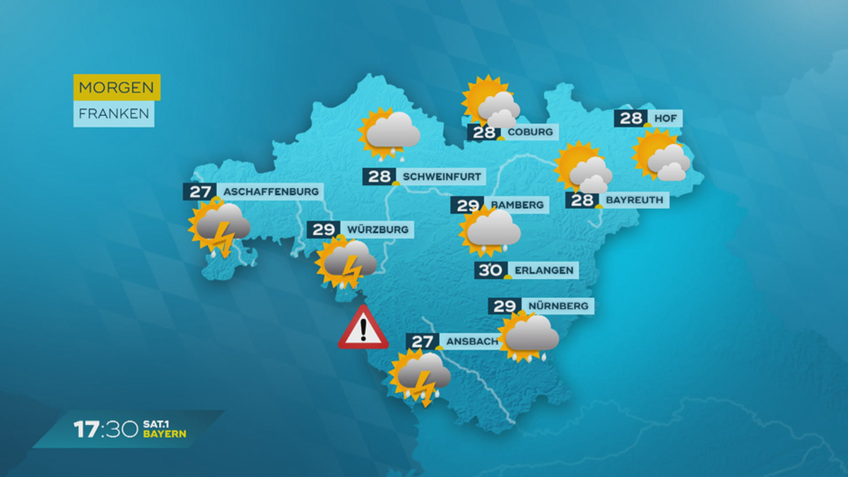 Das Bayern-Wetter vom 06.08.2024: Sommerliche Temperaturen