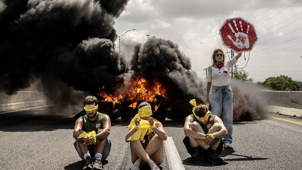 Großdemo in Israel gegen Gaza-Krieg