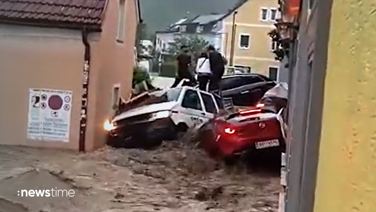 Starke Unwetter in Österreich: Steiermark von Fluten überrascht