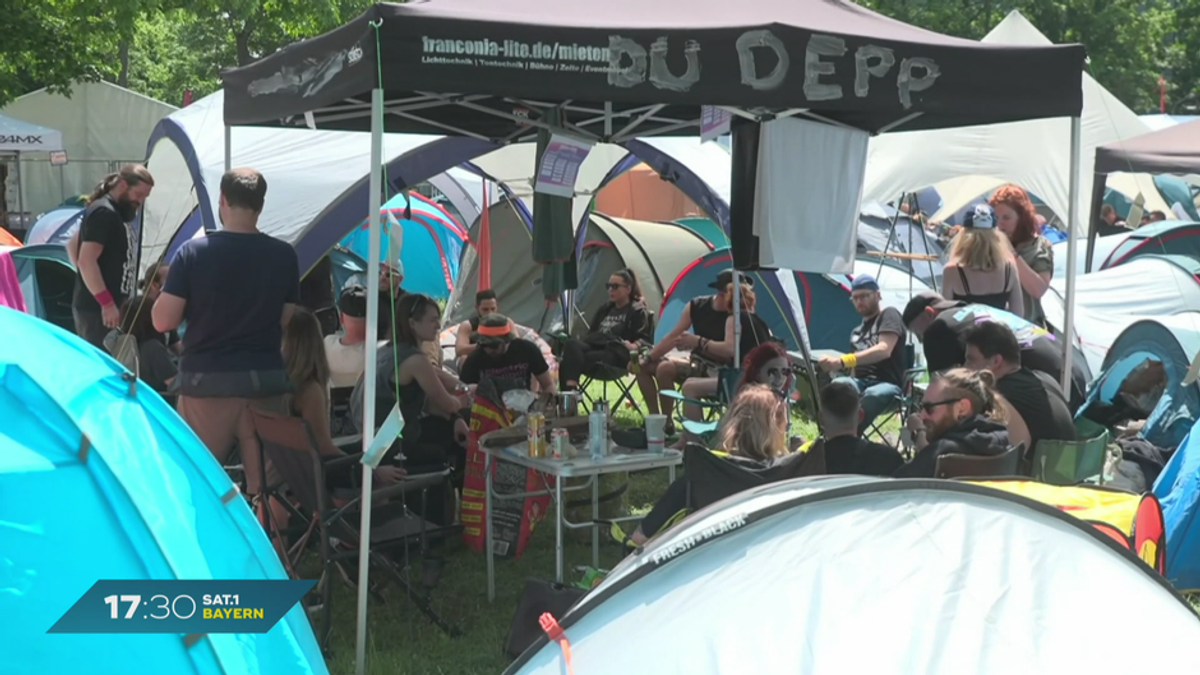 Rock im Park: Zehntausende Musik-Fans in Nürnberg