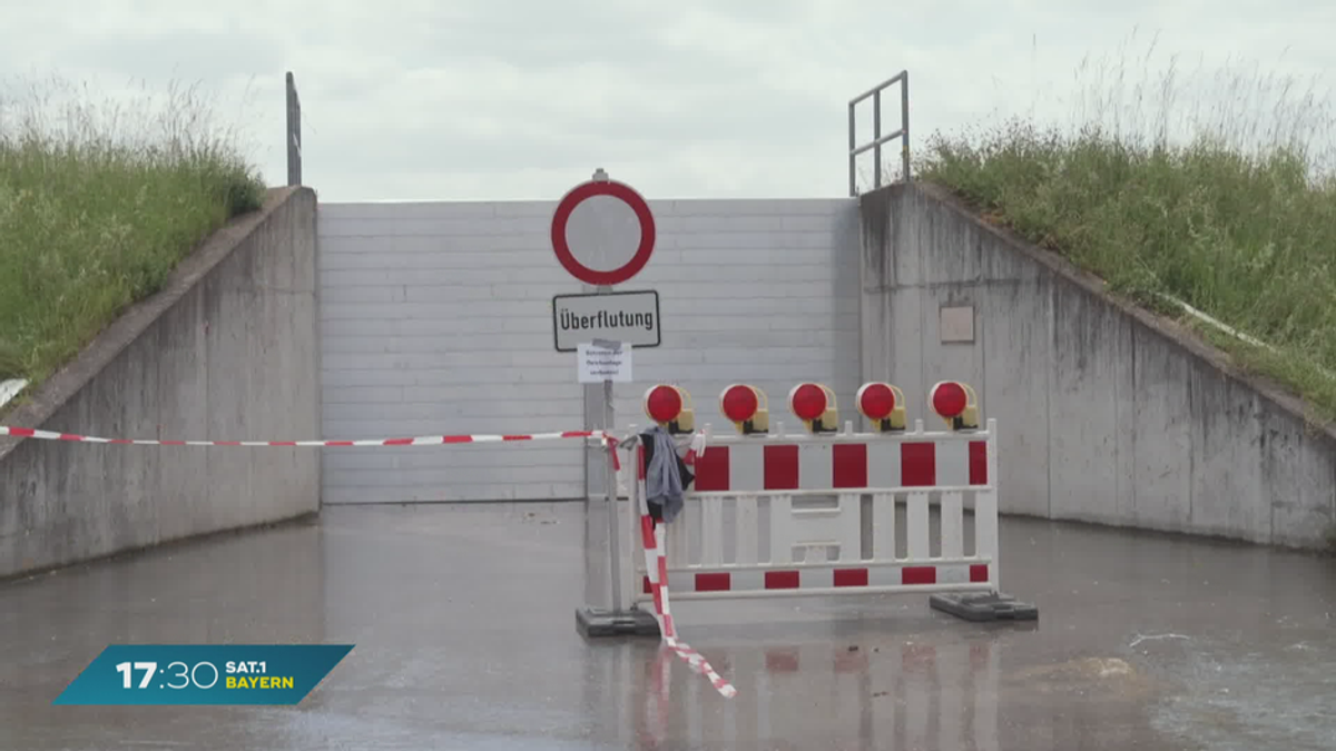 Hochwasser in Niederbayern: Tritt Wasser aus Donau über?