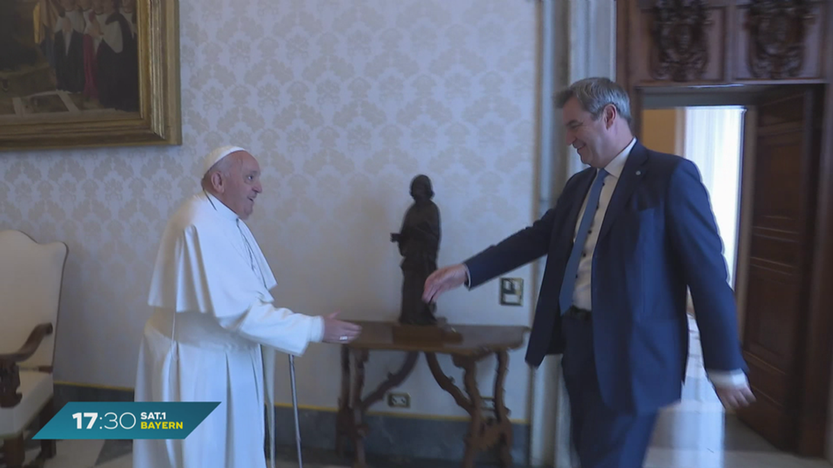 Markus Söder in Rom: Treffen mit Regierungschefin Meloni und Papst Franziskus