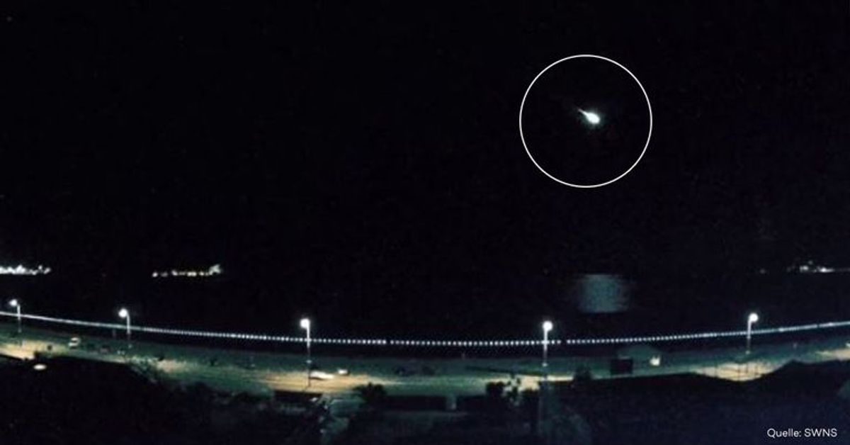 Meteoroid am Nachthimmel: Webcam filmt Himmels-Spektakel