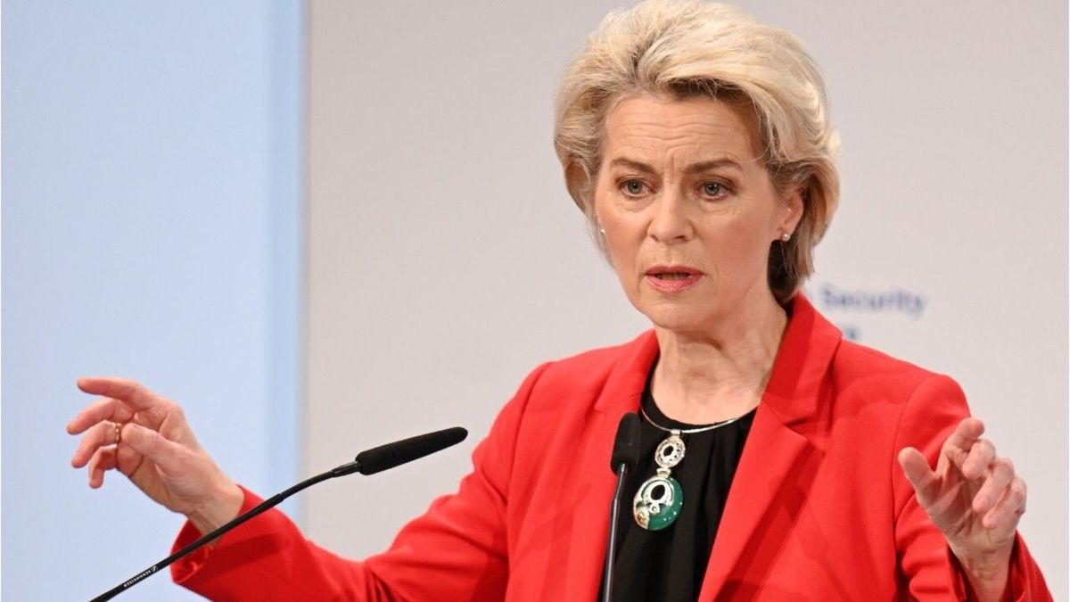 "Zu erpressbar": Ursula von der Leyen kritisiert Europa-Umgang mit Ukraine-Krise