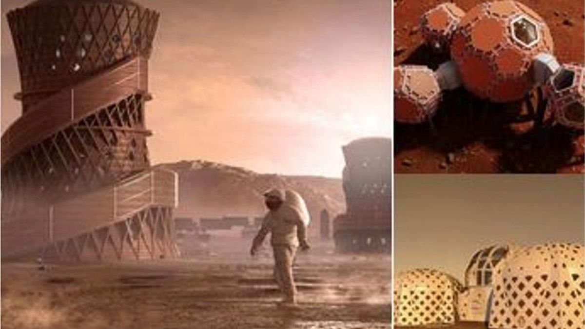 NASA enthüllt: So könnten Häuser auf dem Mars aussehen