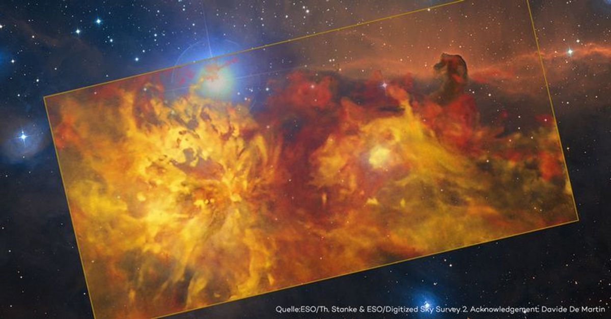 Spektakuläres Feuerwerk im Weltall: ESO veröffentlicht Bild des Flammennebels