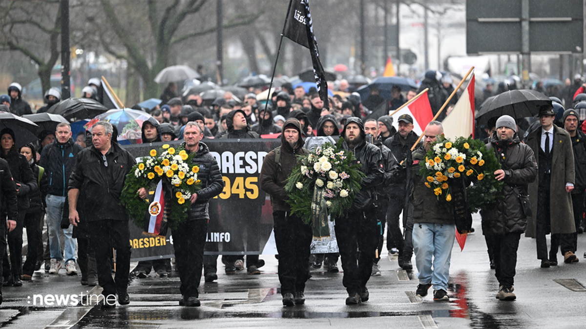 Dresden: Rechter Trauermarsch trifft auf Anti-Faschismus-Protest