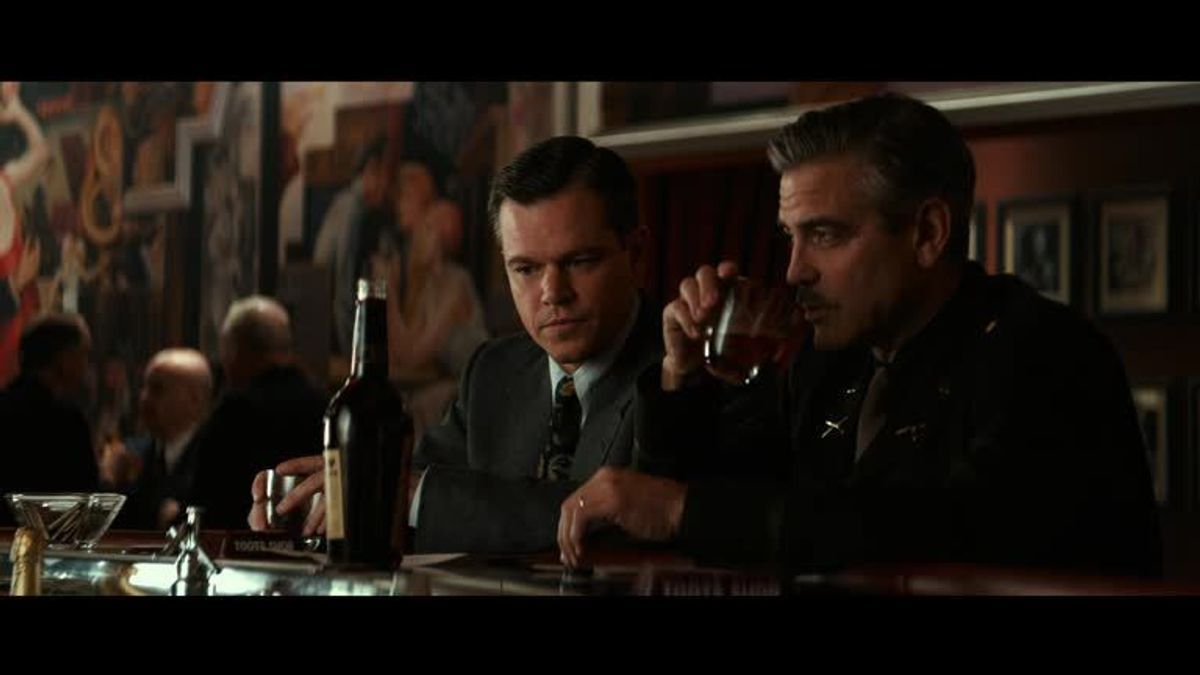 Monuments Men: Exklusiver Filmausschnitt mit Clooney und Damon