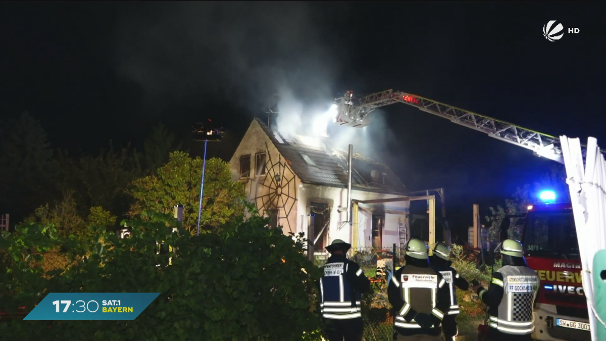 Brand in Sennfeld: Feuer zerstört Einfamilienhaus
