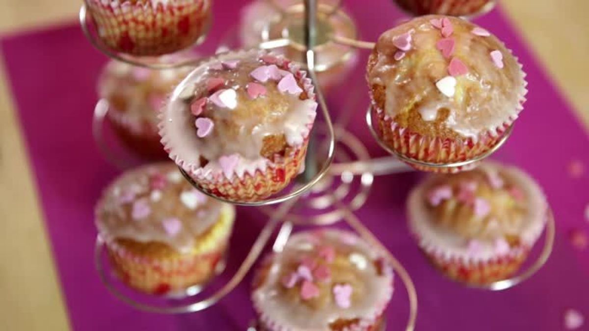 Valentinscupcake: Das leckere Rezept zum Nachbacken