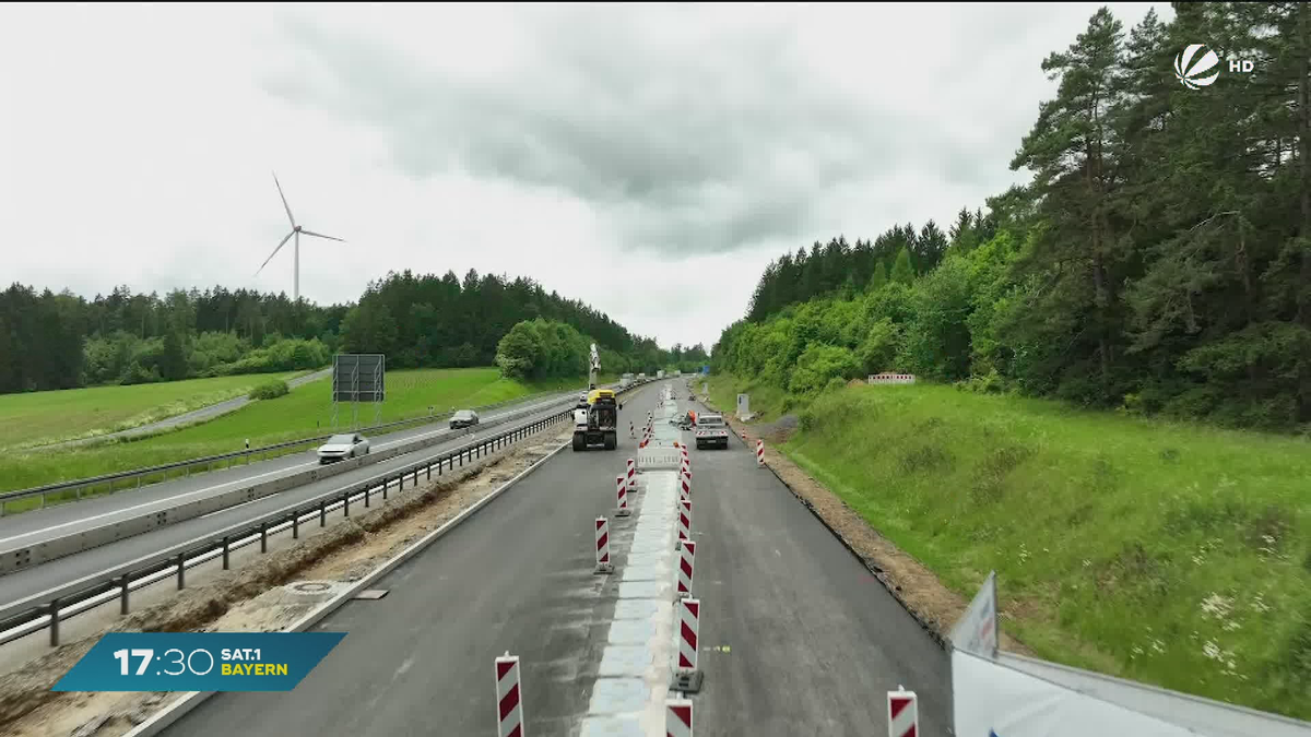 A6-Ausbau sorgt für Vollsperrung: Bis Ende August in Richtung Nürnberg