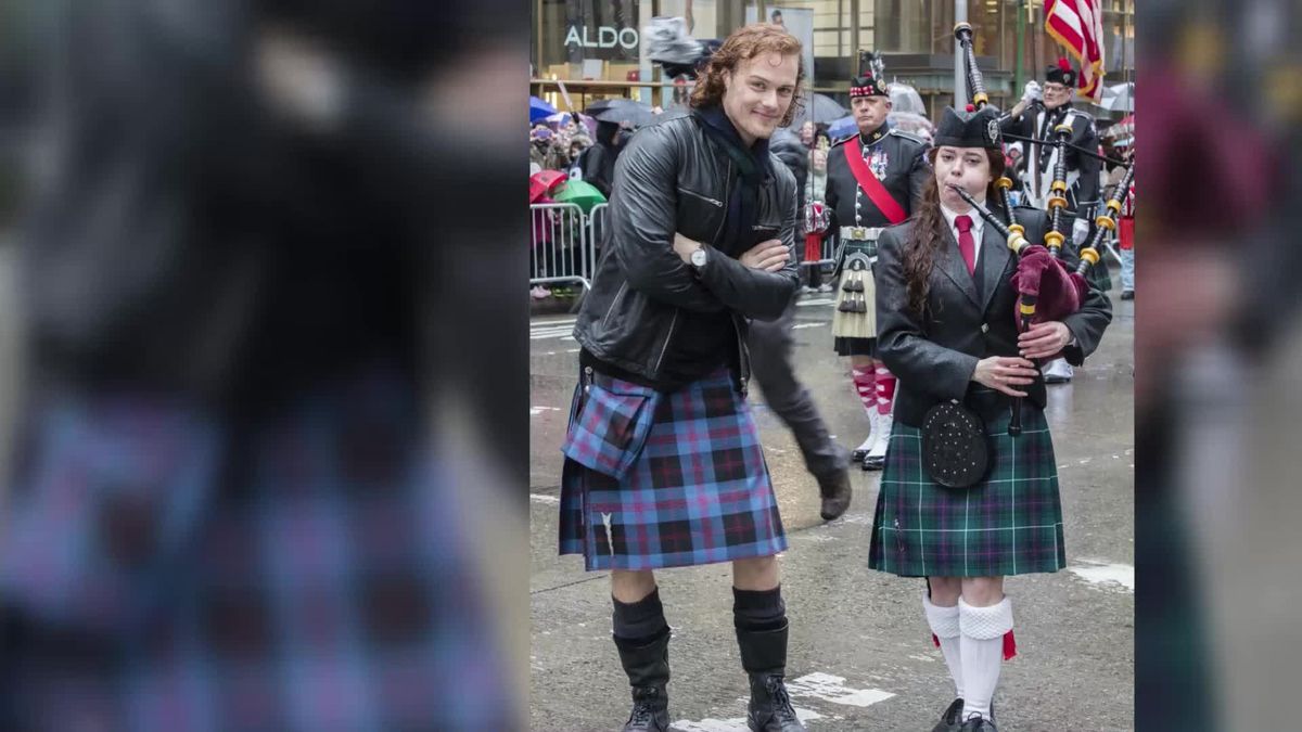 Sam Heughan verrät, was und wie viel er unterm Kilt trägt