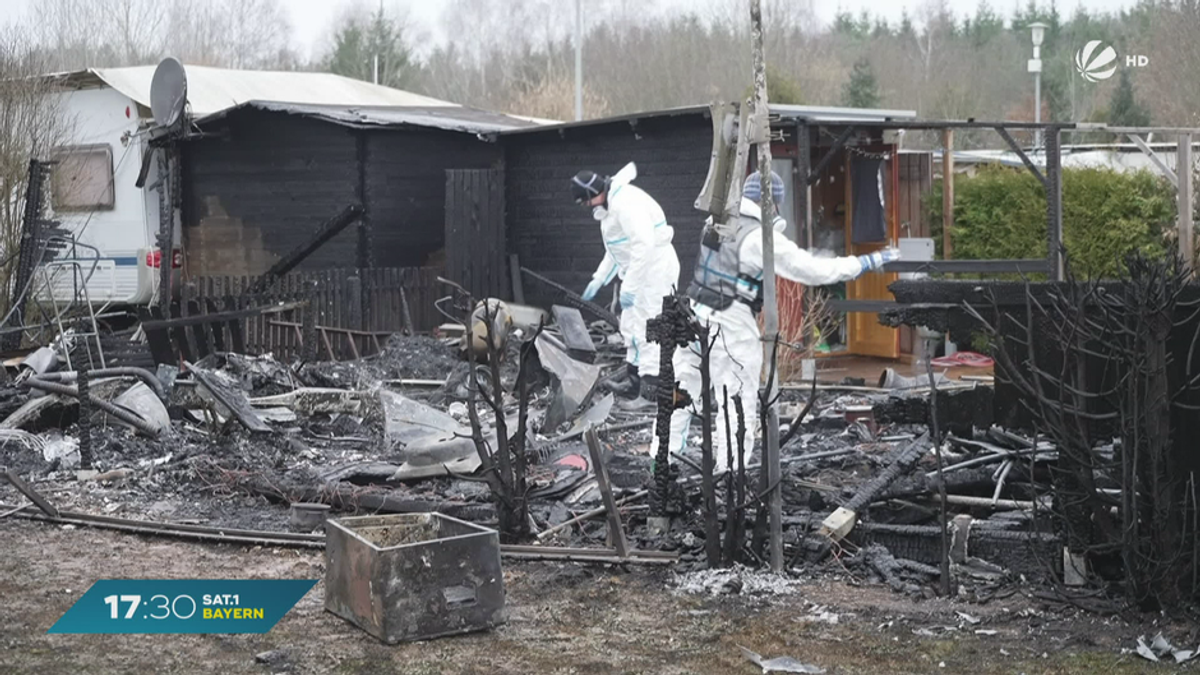 Wohnwagen-Brand auf Campingplatz: Eigentümer schwer verletzt