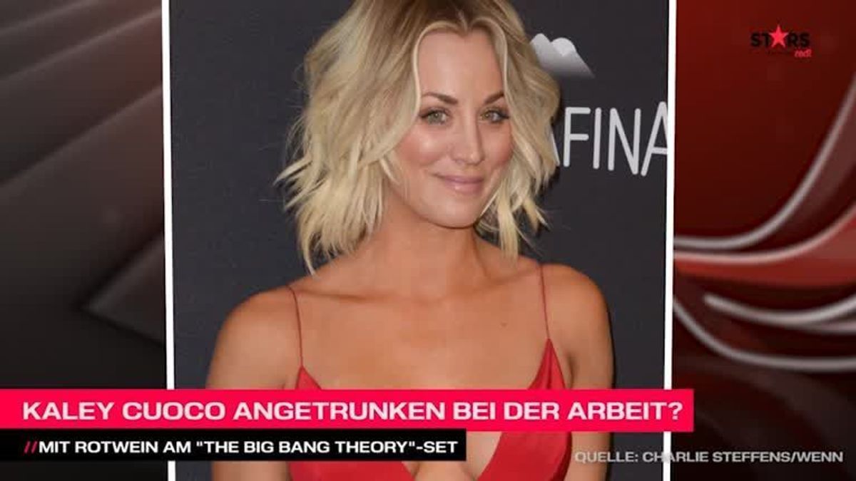 Kaley Cuoco: Betrunken am "The Big Bang Theory"-Set?