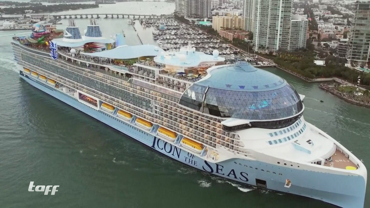 Icon of the Seas: Das größte Kreuzfahrtschiff der Welt sticht in See