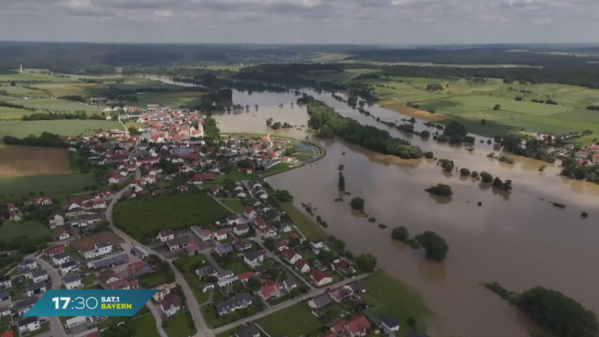 Hochwasserschutz in Bayern: Bayerns Umweltminister Glauber im Gespräch