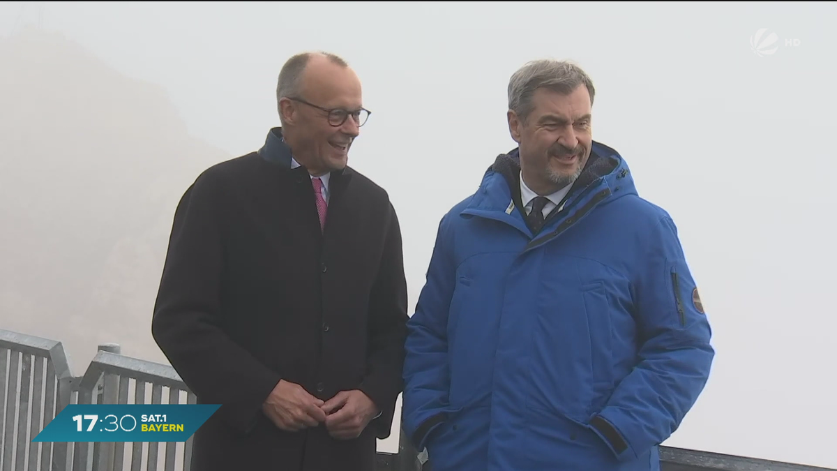 Kabinettssitzung auf der Zugspitze: Kanzler Merz zu Besuch in Bayern
