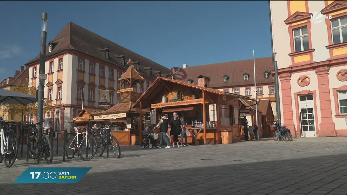 Weihnachtsstimmung im Oktober: Bayreuth eröffnet Winterdorf