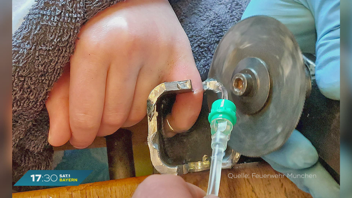 Feuerwehreinsatz in Kindergarten: Finger in Sprossenwand eingeklemmt