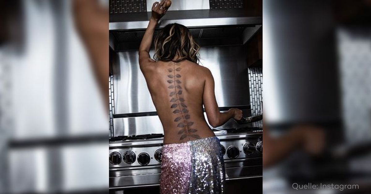 Ist das echt? Halle Berry zeigt ihr neues XXL-Tattoo