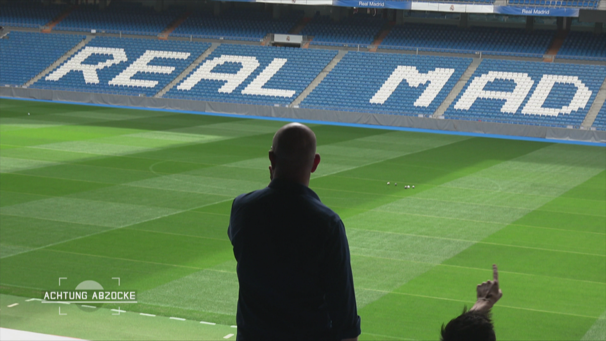 Abzocke im Stadion Santiago Bernabéu in Madrid