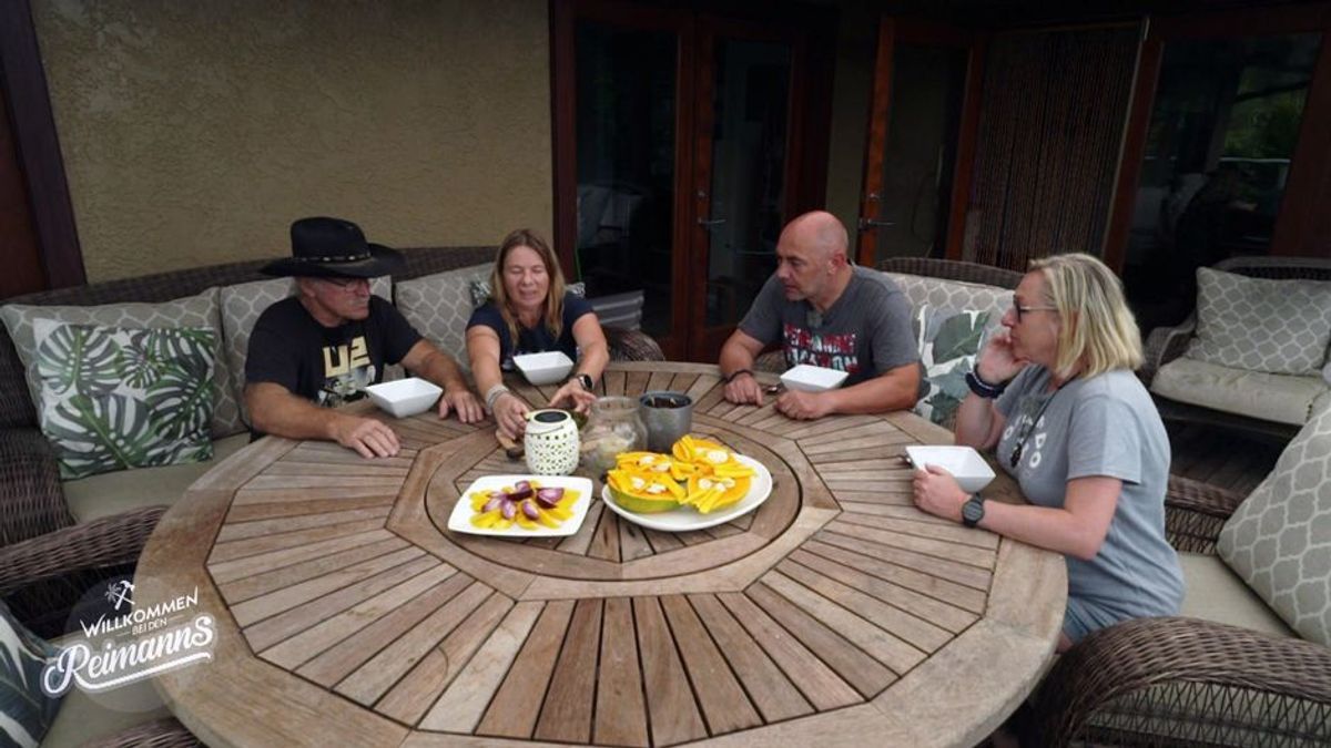 Frischer Obstsalat für die Handwerker