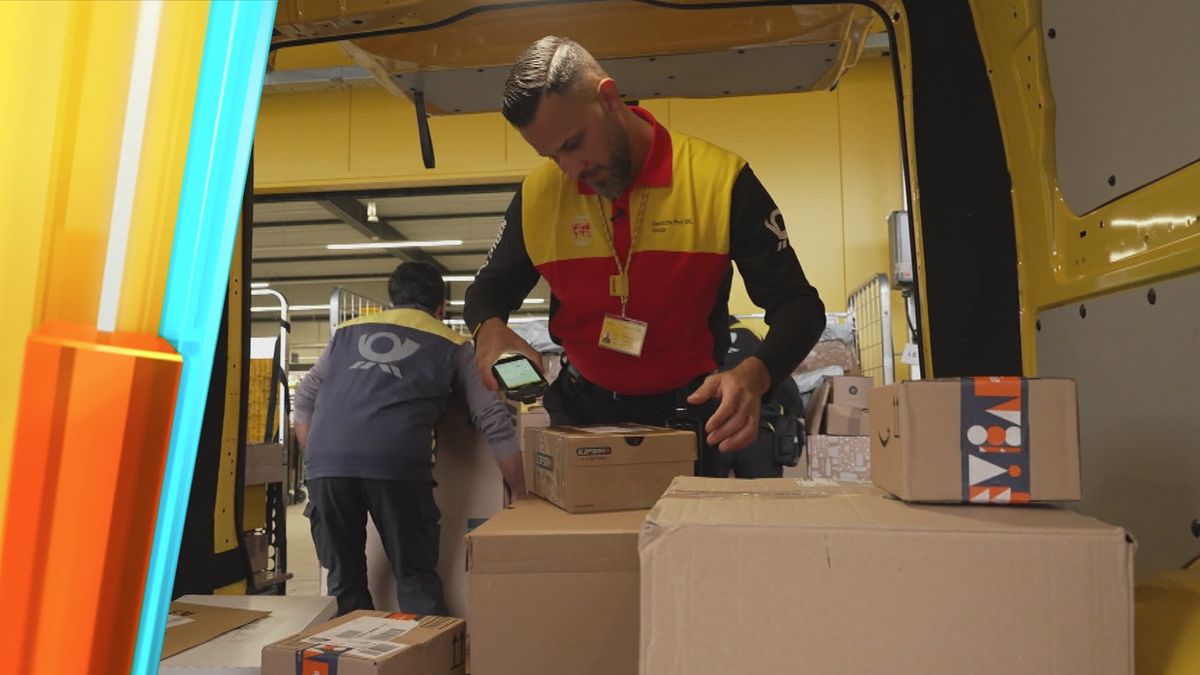 Ein echter Knochenjob in der Weihnachtszeit: Paketbote