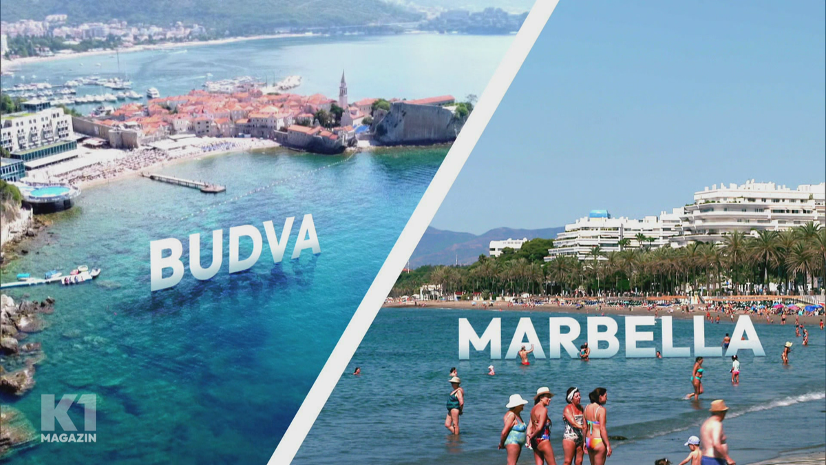 Duell der Urlaubsziele: Budva in Montenegro versus Marbella in Spanien