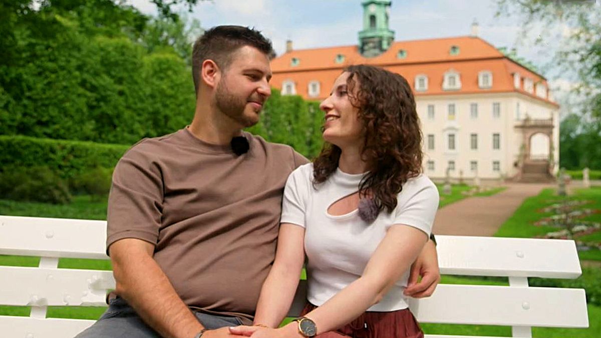 Romantik pur: Marina und Kai feiern ihren ersten Hochzeitstag