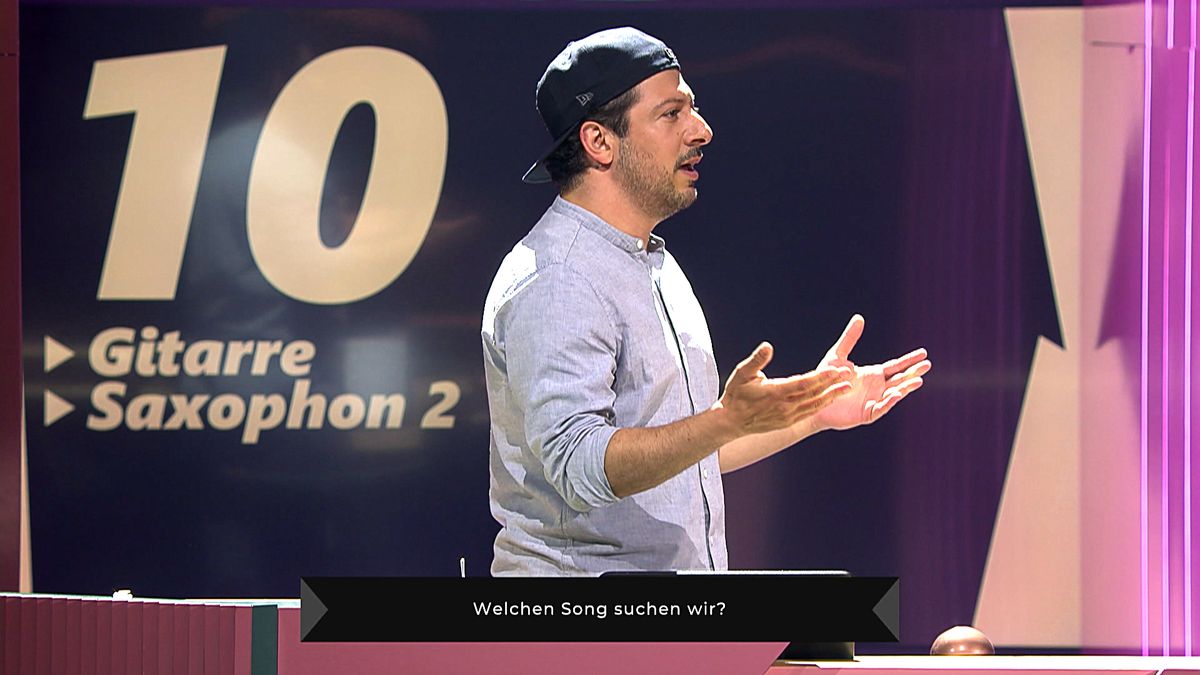 Fahri steht auf dem Schlauch beim Songquiz