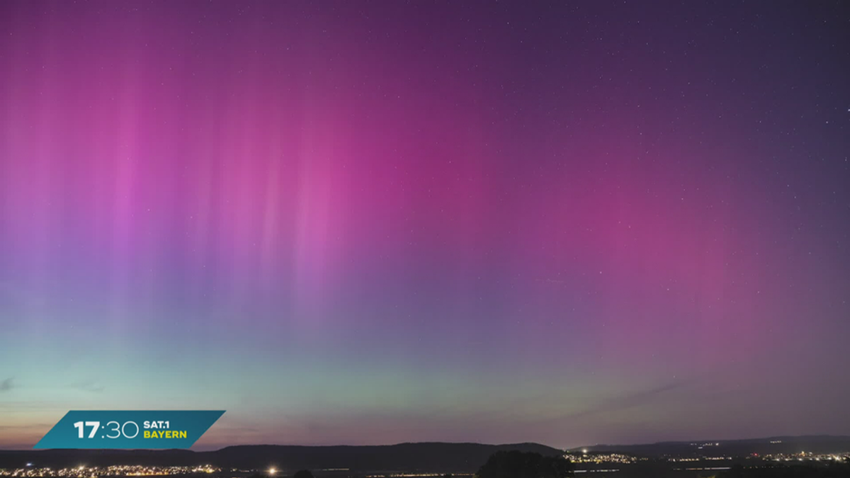 Polarlichter an Bayerns Himmel: Gibt es das jetzt öfter?