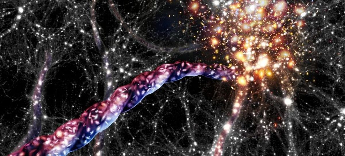 Astronomen entdecken die größten sich drehenden Strukturen im Universum