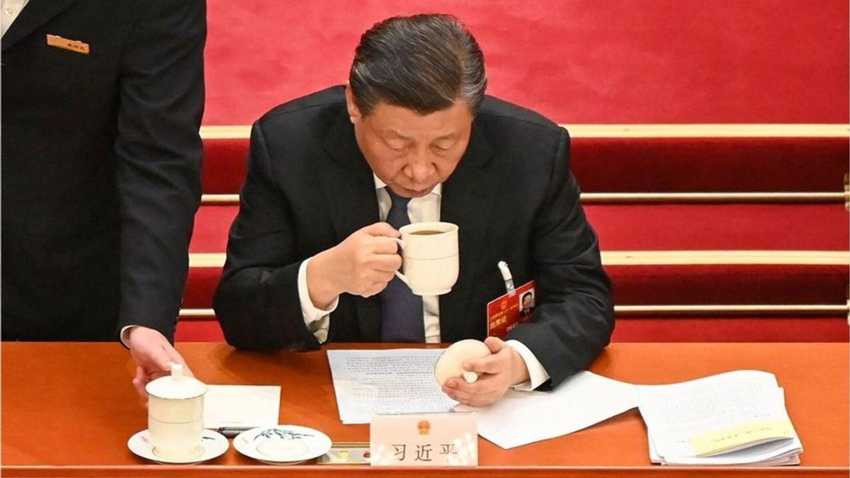 Machtdemonstration: Darum darf Xi als einziger zwei Tassen Tee trinken
