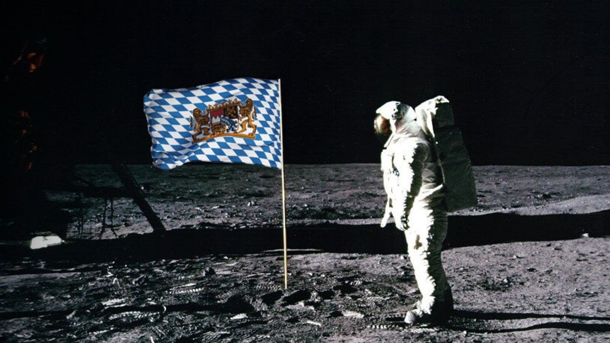Söder und Bayern träumen vom Mond