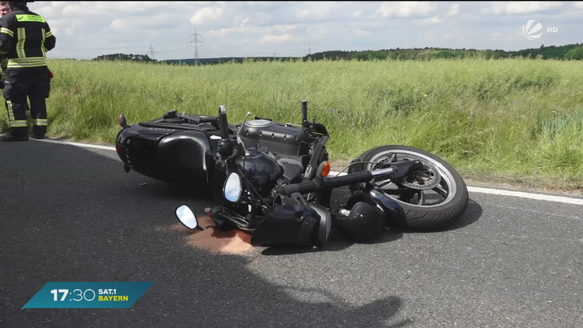 Vier Tote bei Motorrad-Unfällen: Polizei warnt vor Unfallgefahr