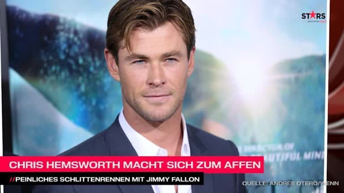 Chris Hemsworth macht sich zum Affen