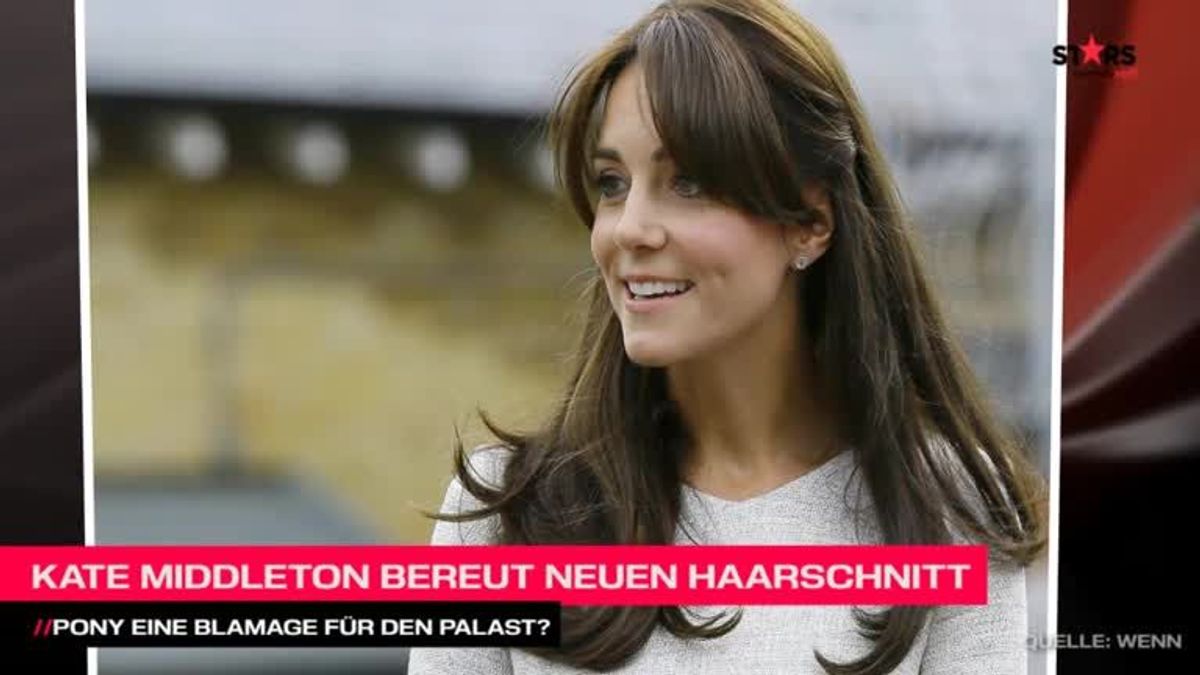 Kate Middleton bereut neuen Haarschnitt