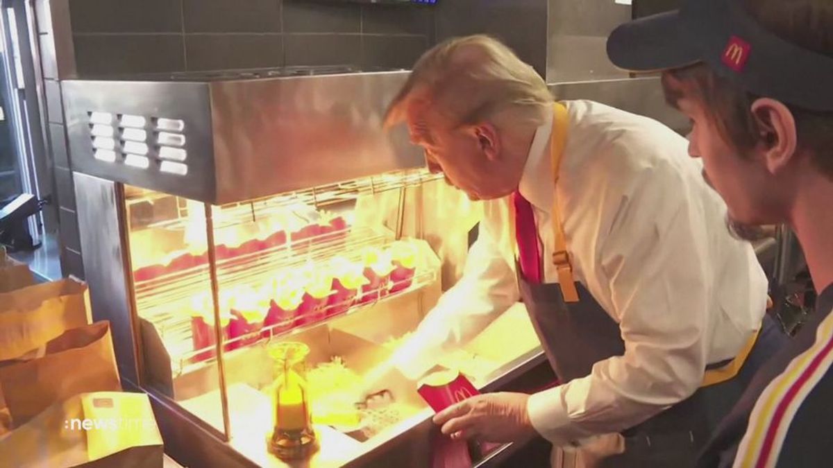 Trump heuert bei McDonald’s an