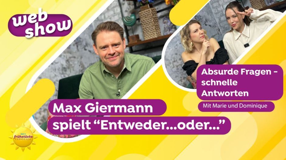 Der Imitationskönig in der Webshow: Max Giermann