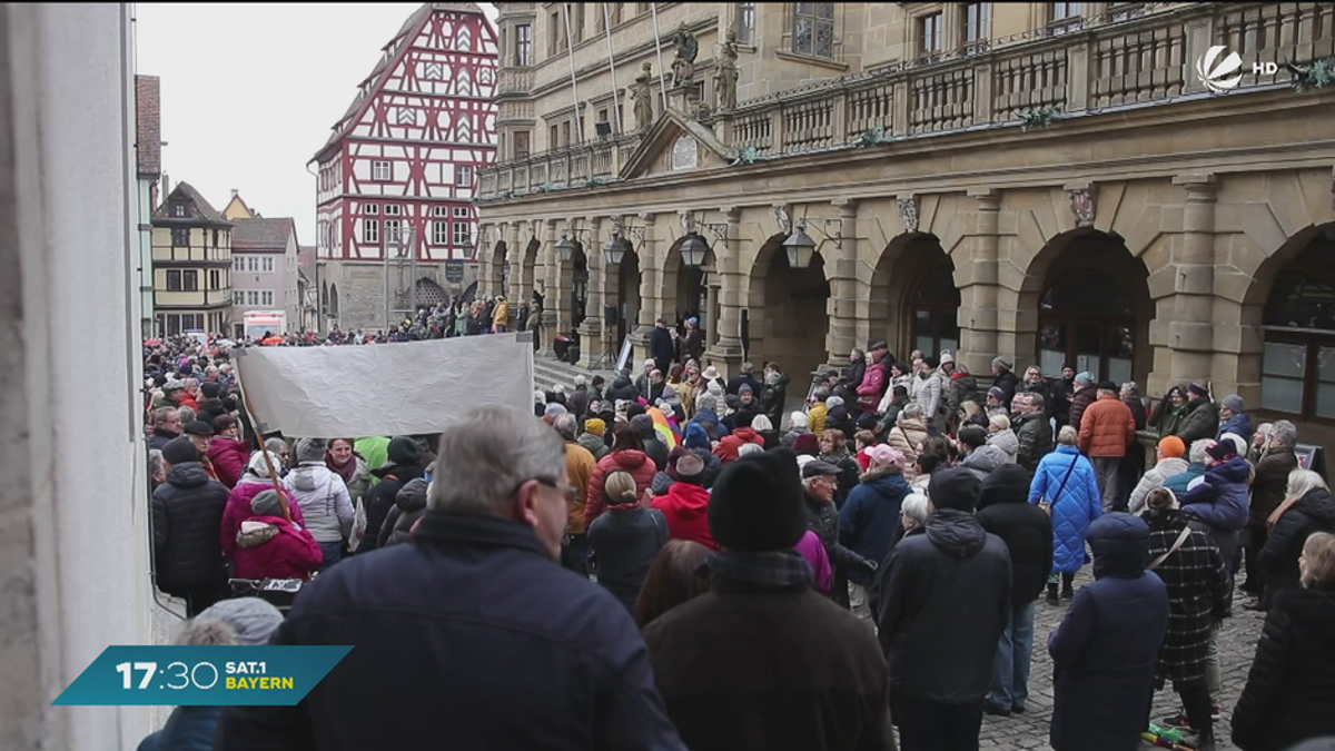 Dinkelsbühl und Rothenburg ob der Tauber: Demos gegen Klinik-Schließungen