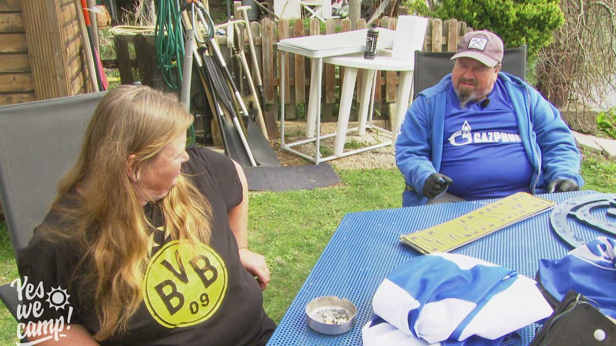Derby-Duell in Camper-Parzelle