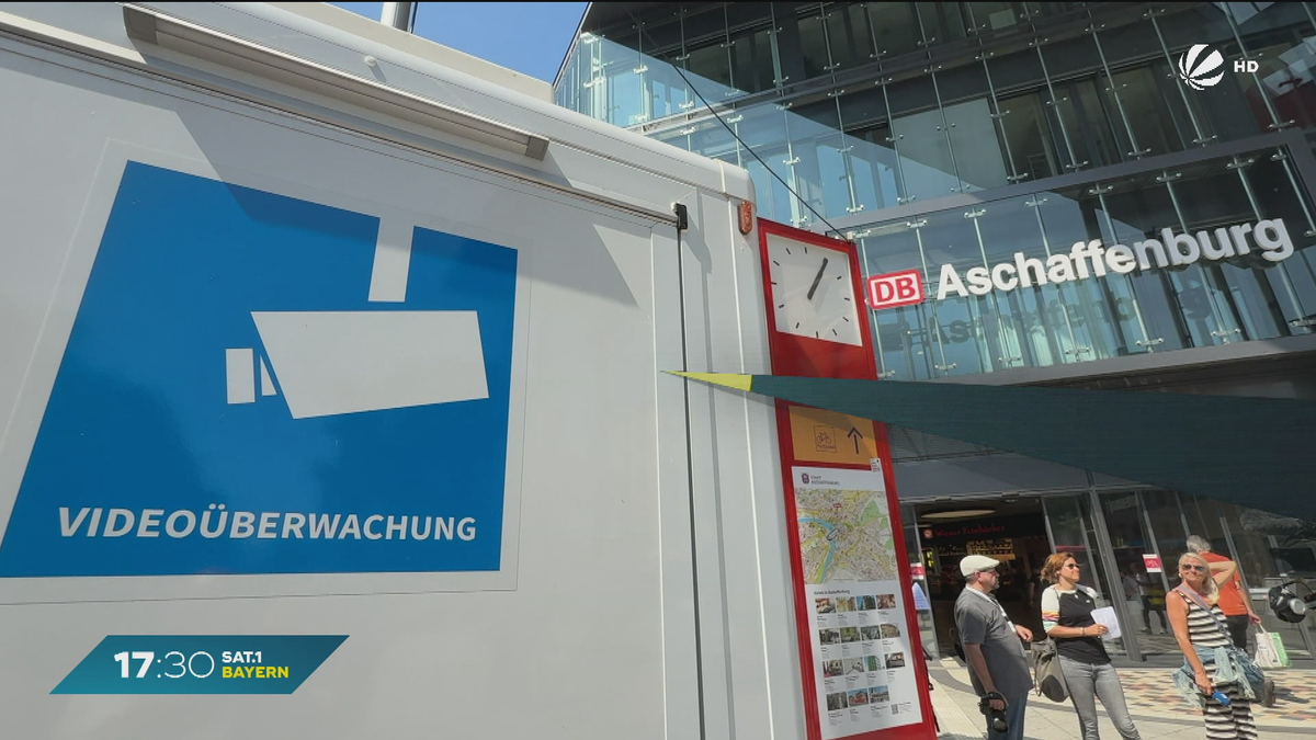 Um Straftaten zu verhindern: Bahnhofsplatz Aschaffenburg jetzt videoüberwacht