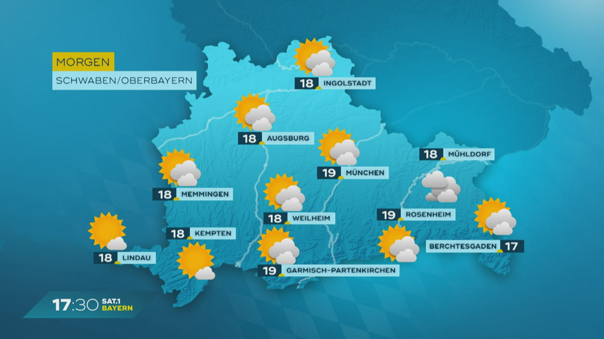 Das Bayern-Wetter vom 21.03.2024: Wechselhafter Frühling zum Ferien-Start