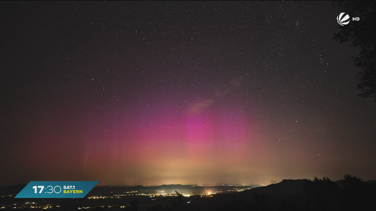 Polarlichter über Bayern? Himmelsspektakel zum Wochenende