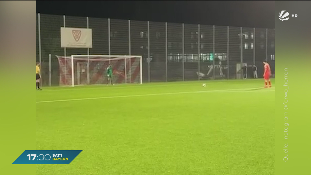Aufregung beim Elfmeterschießen: Blackout im Toto-Pokal-Fußballspiel