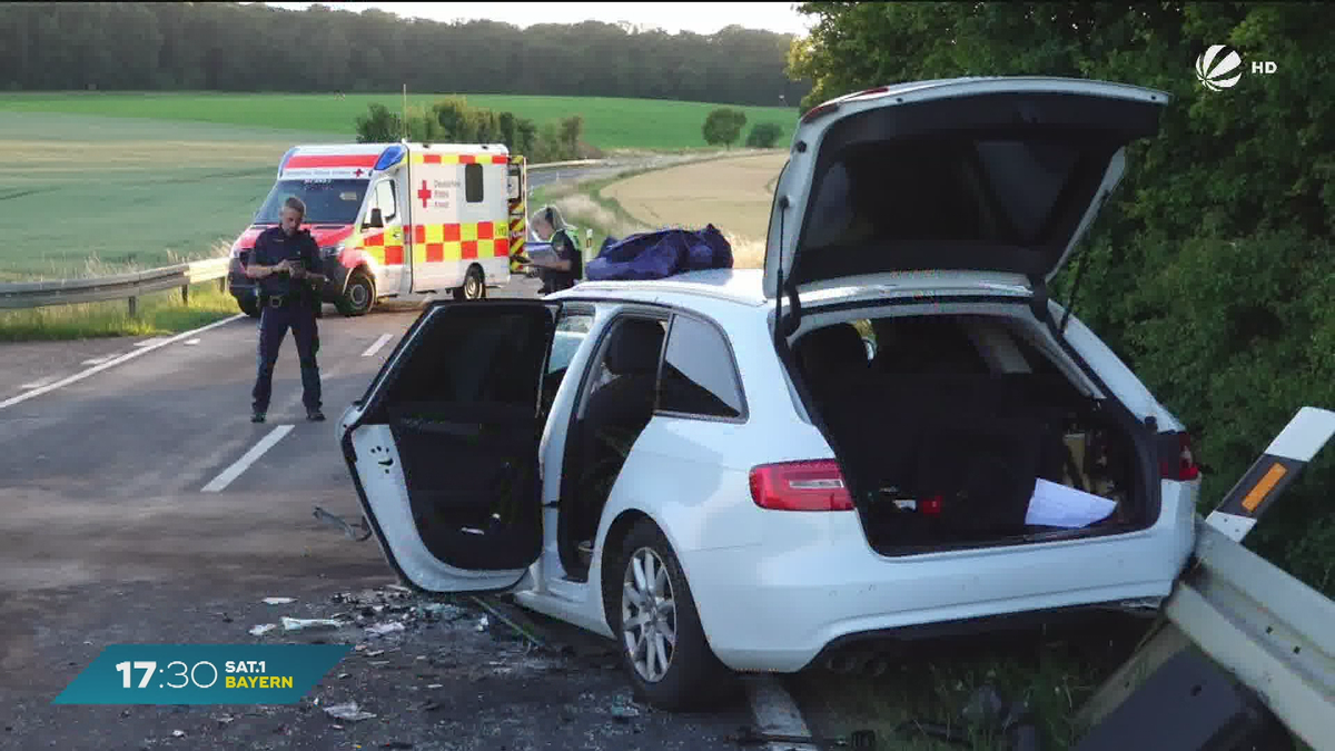 Frontalcrash bei Geroldshausen: Toter und zwei Schwerverletzte